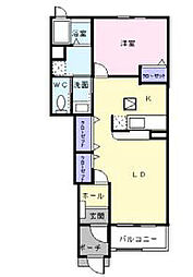 間取図画像 1LDK