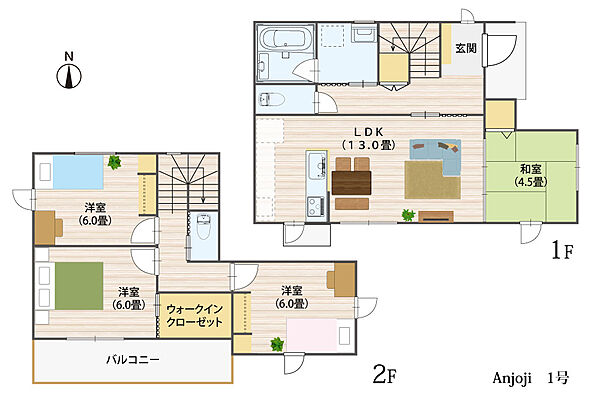間取りを拡大表示