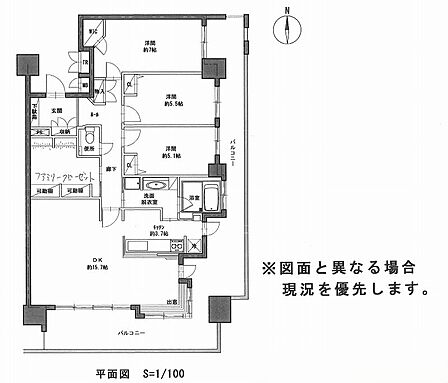 3LDK 間取り