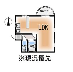 メゾンドKANA ワンルームの間取図画像