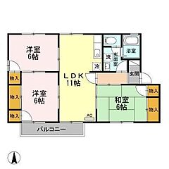 物件の間取り