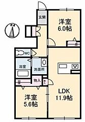 物件の間取り