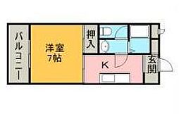 間取図画像 1K