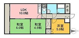 TKイーストヒルズ 3LDKの間取図画像