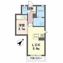 間取図画像 1LDK