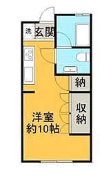 間取図画像 ワンルーム