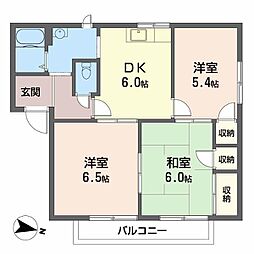 間取図画像 3DK