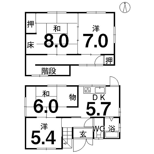 間取りを拡大表示
