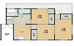 瀬戸マンション 3DKの間取図画像