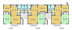 メゾン喜多川A 3DKの間取図画像