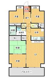 マルイラベンダーヒルズ 4LDKの間取図画像