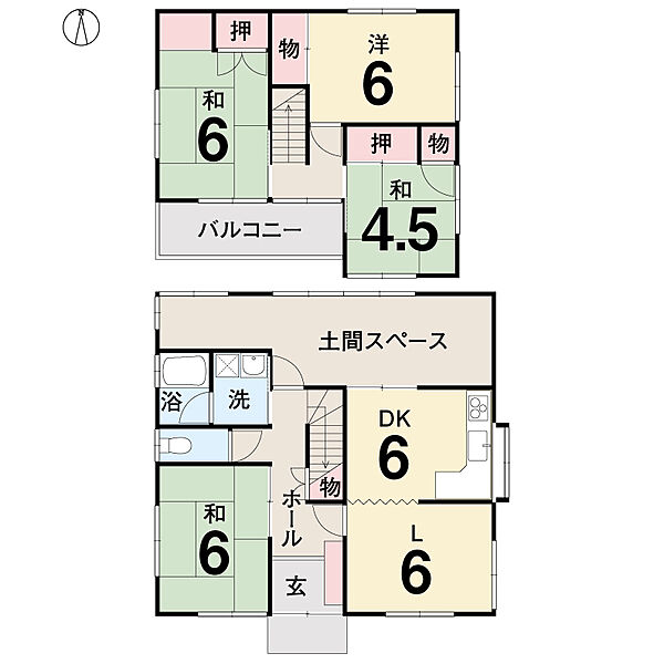 間取りを拡大表示
