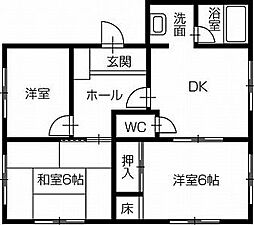 間取図画像 3DK