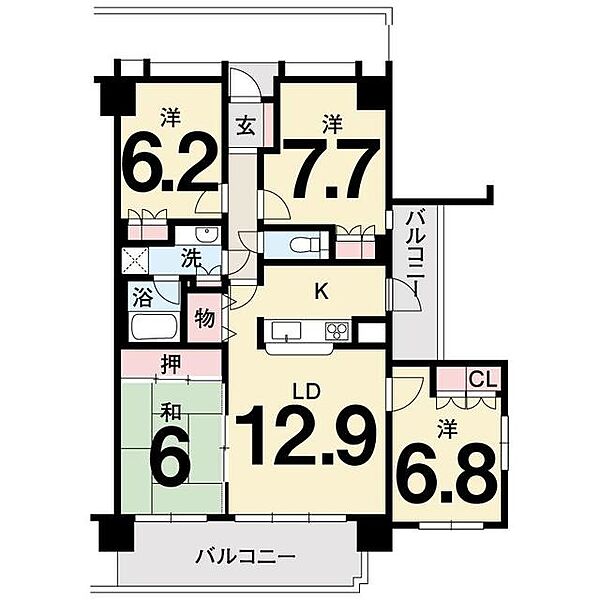 間取りを拡大表示
