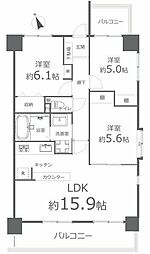 ダイアパレスロワイアル 栗林公園 12階 3LDK
