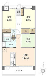 アルファステイツ西町 2階 3LDK