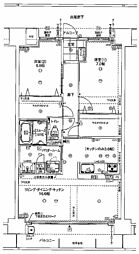アルファスマート新居浜駅II 10階2LDKの間取り