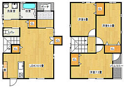ルミナス徳常 B号（中号） 3LDKの間取り