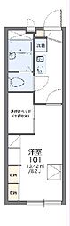 レオパレスフェリーチェ 1Kの間取図画像