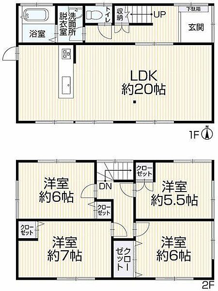 間取りを拡大表示
