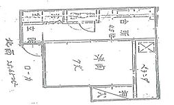 ハイツ寿 1Kの間取図画像