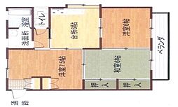 間取図画像 3LDK