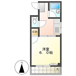 高知市東石立町 1K 3F(角部屋) 3階