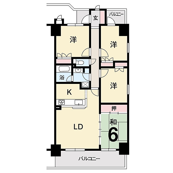 間取りを拡大表示