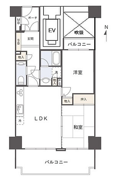 間取りを拡大表示