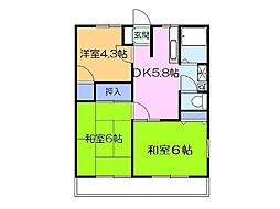 間取図画像 3DK