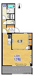 イーストサイドビル 1LDKの間取図画像