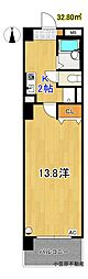 スカイパーク北本町 1Kの間取図画像