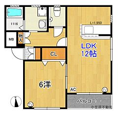 物件の間取り