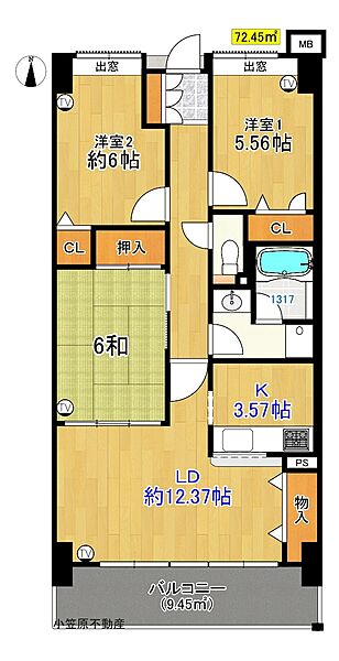 間取りを拡大表示