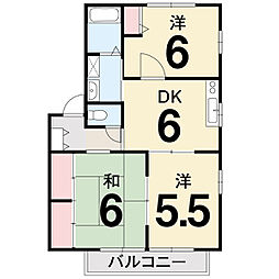 間取図画像 3DK