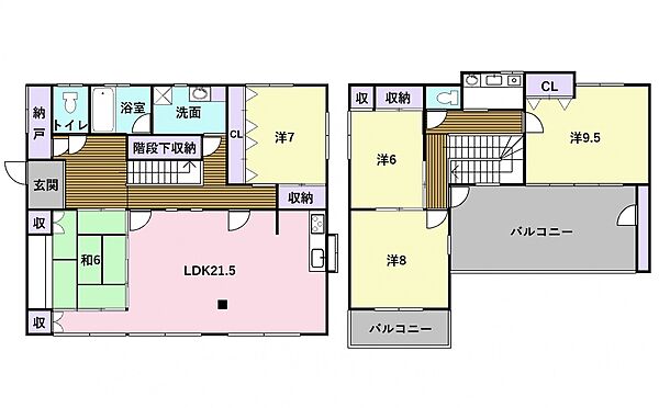 間取りを拡大表示