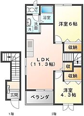 物件の間取り