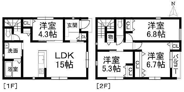 間取りを拡大表示
