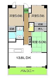 間取図画像 3LDK