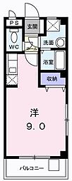 上田マンション 1Kの間取図画像