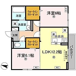 高知市西町 賃貸新築アパート 1LDK 2LDKの間取図画像