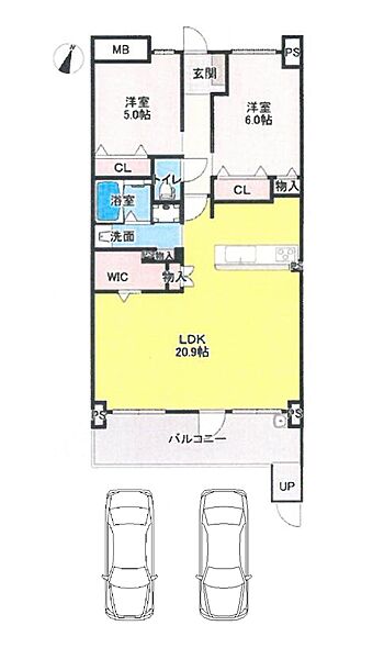 間取りを拡大表示