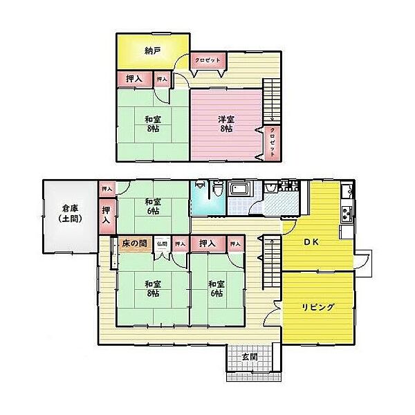 間取りを拡大表示