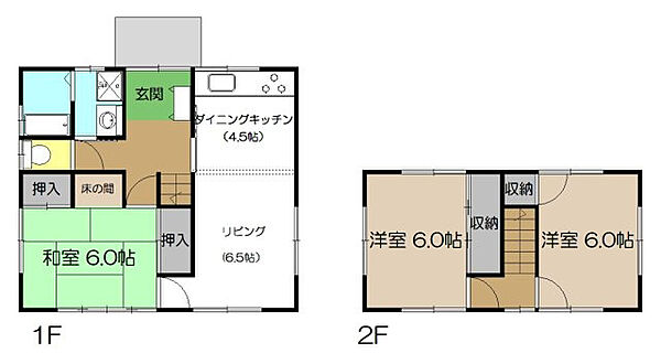 間取りを拡大表示