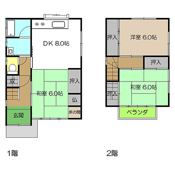 間取りを拡大表示