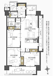 間取図画像 3LDK