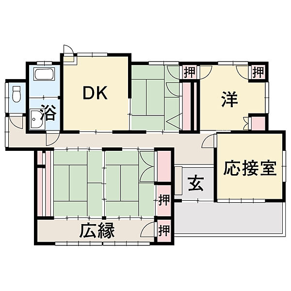 間取りを拡大表示