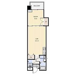 間取図画像 1LDK