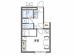 レオパレスいずみ 1Kの間取図画像
