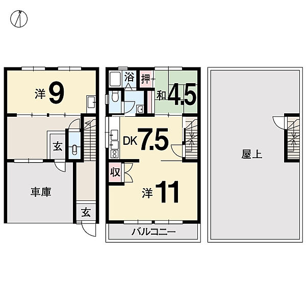 間取りを拡大表示